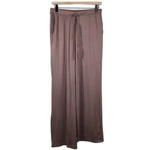 Natori Pajama Lounge Pants Super Soft Loungewear Brown Medium